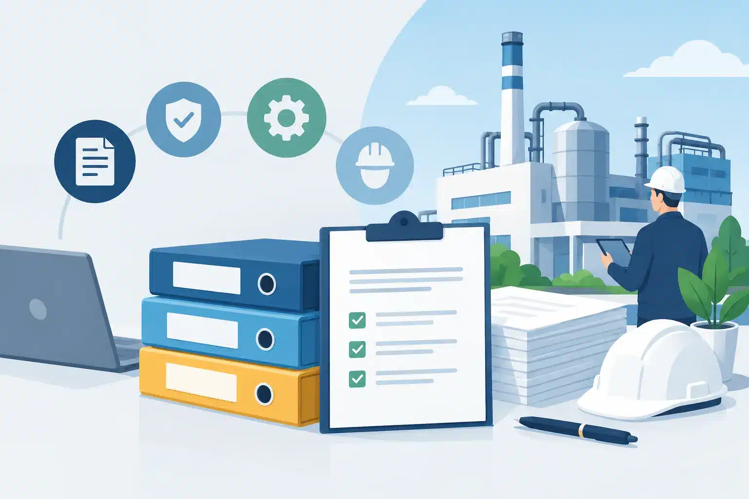 Essentiële documenten voor bedrijfsinstallaties